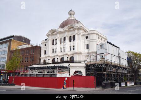 KOKO music venue and nightclub in Camden under renovation. London, UK 18th April 2022. Stock Photo