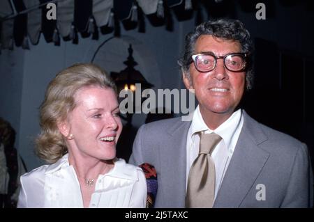 Jeanne Martin and Dean Martin Circa 1980's Credit: Ralph Dominguez/MediaPunch Stock Photo