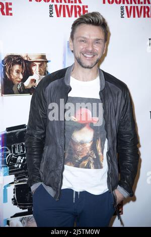 Paris, France, April 25, 2022, Jeanfi Janssens attending the Tourner Pour Vivre Screening at the Cinema Des Cineastes in Paris, France on April 25, 2022. Photo by Aurore Marechal/ABACAPRESS.COM Stock Photo