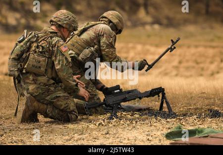 Soldiers With Company A, 113th Support Battalion And Battery B, 1st ...