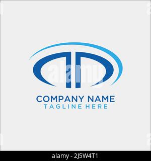 T letter logo design Stock Vector