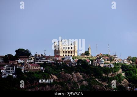 A view of the Rova Royal palace in Antananarivo, Madagascar. Stock Photo