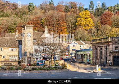 Autumn in the Cotswolds - The small town of Nailsworth in the Stroud Valleys, Gloucestershire, England UK Stock Photo