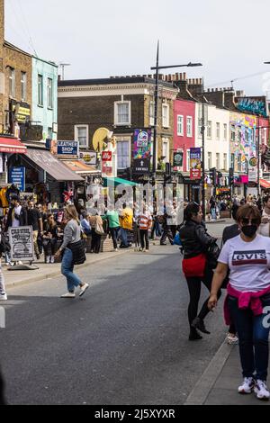 London Camden and the Regent's Canal Stock Photo
