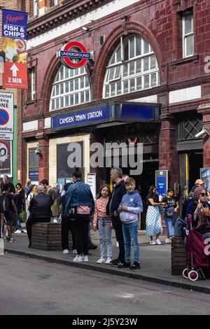 London Camden and the Regent's Canal Stock Photo