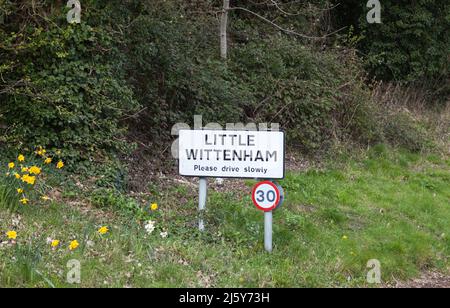Little Wittenham Oxfordshire Stock Photo