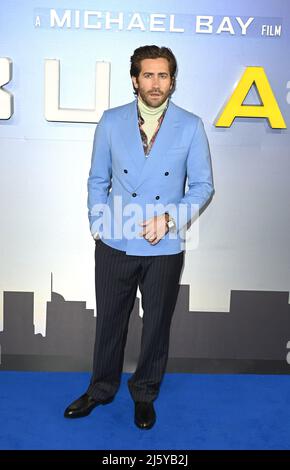 Photo Must Be Credited ©Alpha Press 079965 23/03/2022 Jake Gyllenhaal at the Special Screening of Ambulance held at Odeon Leicester Square in London. Stock Photo