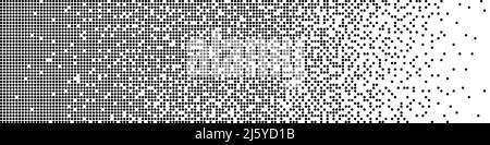Pixel black and white background Stock Vector