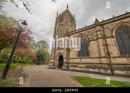 The exterior of All Saints Parish Church in Loughborough, Leicestershire, UK Stock Photo