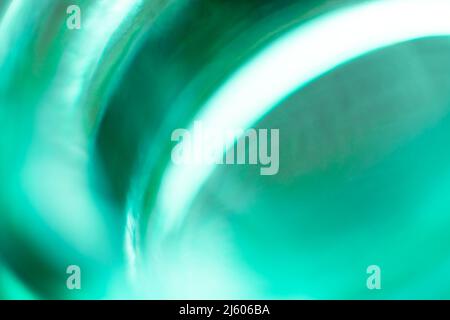 Abstract in Green,  Turquoise and White with curves design Stock Photo