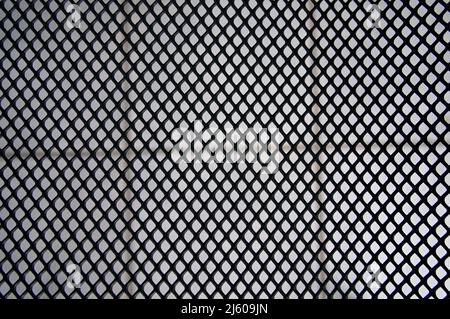 Irritating pattern with rhombs and lines Stock Photo