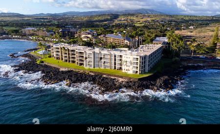 Honu Surf Oceanfront Condo, Koloa, Kauai, Hawaii Stock Photo