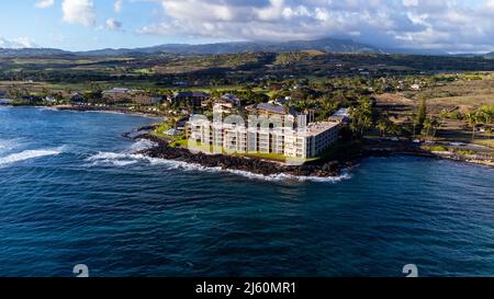 Honu Surf Oceanfront Condo, Koloa, Kauai, Hawaii Stock Photo