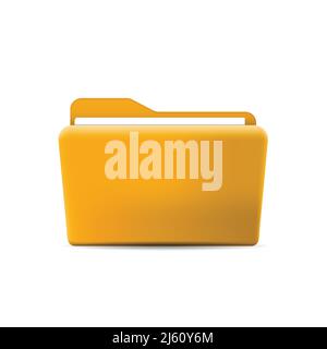 Folder icon. Flat design graphic illustration. Vector folder icon Stock Vector