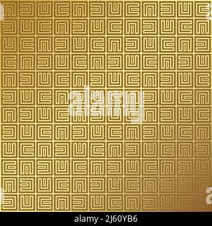 Seamless vintage pattern. Ethnic vector textured background Stock Vector