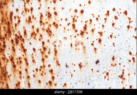 Panoramic grunge rusted metal texture, rust and oxidized metal background. Old metal iron panel. High quality photo Stock Photo