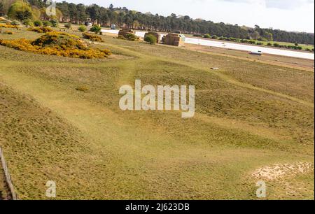 Overview Of Anglo-Saxon Royal Burial Ground, Sutton Hoo, Suffolk ...