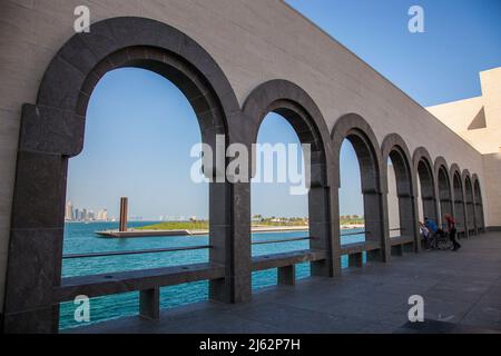 Doha,Qatar, February 7,2020:  Museum of Islamic art in Doha,Qatar. Stock Photo