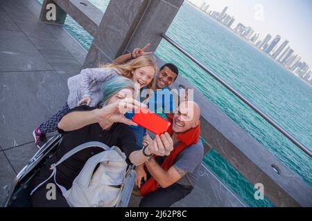 Doha,Qatar, February 7,2020:  Museum of Islamic art in Doha,Qatar. Stock Photo