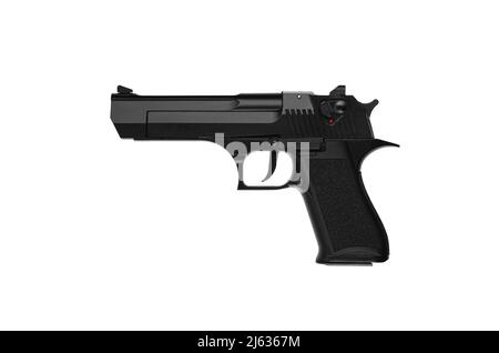 desert eagle handgun pistol isolated on a white background Stock Photo ...