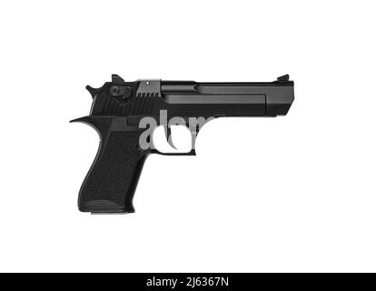 desert eagle handgun pistol isolated on a white background Stock Photo ...