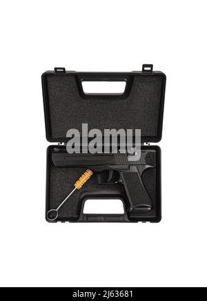 desert eagle handgun pistol isolated on a white background Stock Photo ...