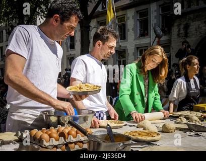 2022-04-27 12:13:44 MAASTRICHT - Princess Alexia during King's Day in Maastricht. After two silent corona years, the Dutch are again celebrating King's Day as usual. ANP POOL REMKO DE WAAL netherlands out - belgium out Stock Photo