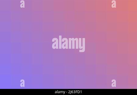 Gradient background from lilac to pink squares. Texture from light blue violet to hot pink pixels. Abstract art pattern. A backing of mosaic lilac Stock Vector