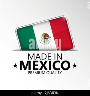 Made in Mexico graphic and label. Element of impact for the use you want to make of it. Stock Vector