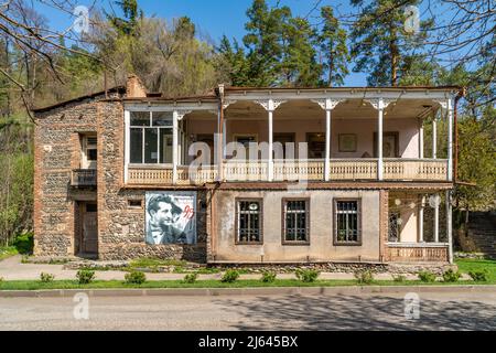 Dilijan, Armenia - April 25 2022 - VIew of the Folk Art Museum branch in Dilijan, Armenia Stock Photo