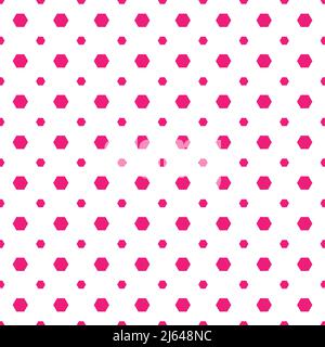 Pattern with large and small hexagons. Simple geometric pattern.  Stock Vector