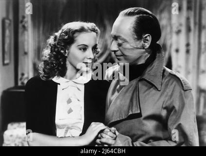 KEYES,LORRE, THE FACE BEHIND THE MASK, 1941 Stock Photo