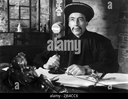 CHRISTOPHER LEE, THE FACE OF FU MANCHU, 1965 Stock Photo