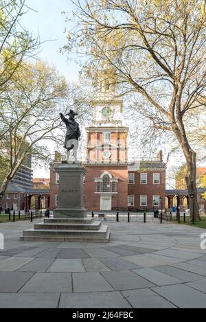 Independence Hall in Old Town Philadelphia, Pennsylvania Stock Photo