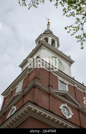 Independence Hall in Old Town Philadelphia, Pennsylvania Stock Photo