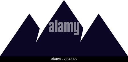 Mountain icon logo design vector template Stock Vector