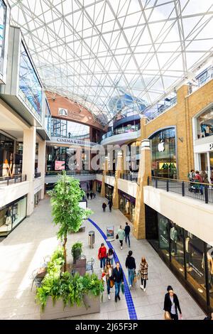 Belfast's Victoria Square Shopping Centre Stock Photo