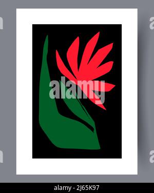 Printable wall art vector poster set vector. Stock Vector