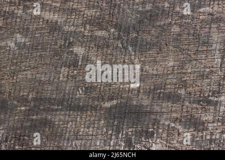 Texture of an old gray board. Wooden background close-up Stock Photo