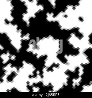Texture military camouflage seamless pattern. Abstract army vector illustration Stock Vector