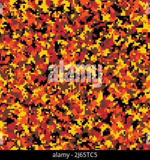 Abstract Pixel Texture with Squares for Banner, Card, Web or Textile Prints Stock Vector