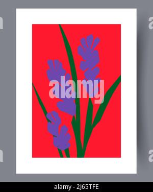 Printable wall art vector poster set vector. Stock Vector