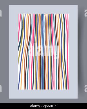 Printable wall art vector poster set vector. Stock Vector