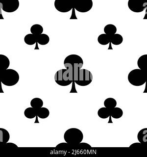 Card suit background Seamless pattern Poker suits Stock Vector