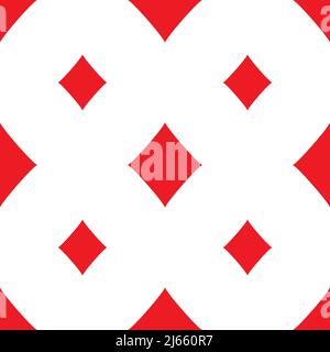 Diamond card suits. Seamless pattern. Poker suits Stock Vector
