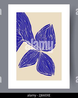Printable wall art vector poster set vector. Stock Vector