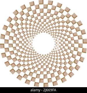 Abstract golden chess frame pattern, sport or cinema border design background Stock Vector