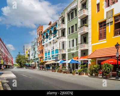 Colorful street scene in Old San Juan Puerto Rico Stock Photo - Alamy