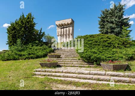 Plaszow labor and concentration camp memorial, Krakow, Poland Stock Photo