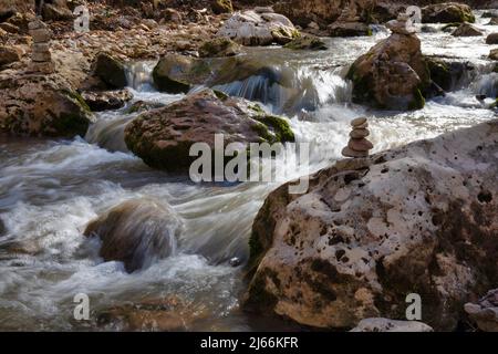 Waterfall, Adygeya, Russia Stock Photo